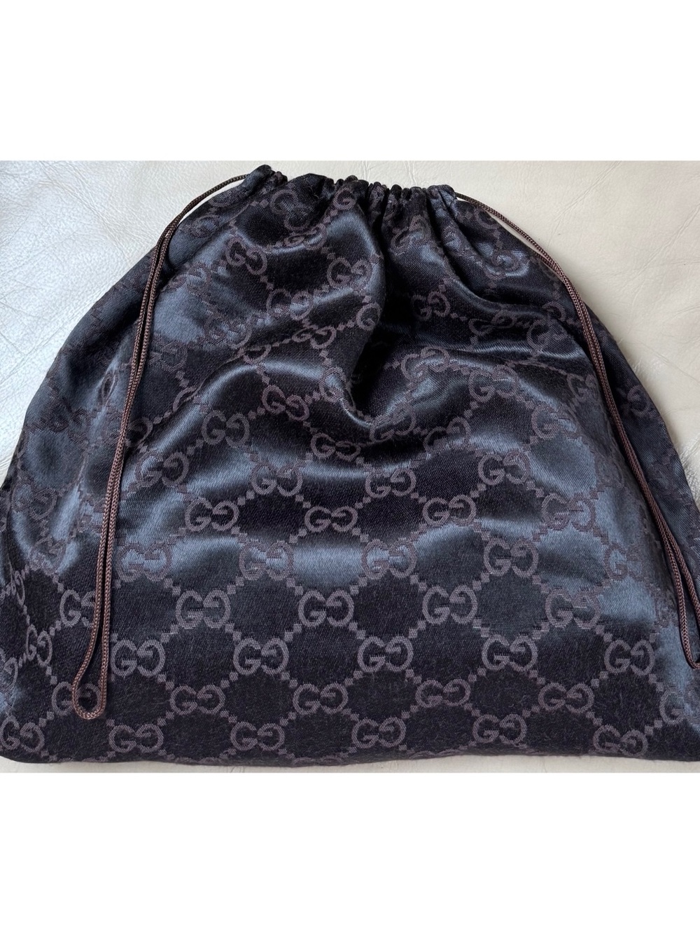 Authentic Gucci Tom Ford Horsebit Black Canvas Studs Leather Chain Clutch, COA - Picture 14 of 15